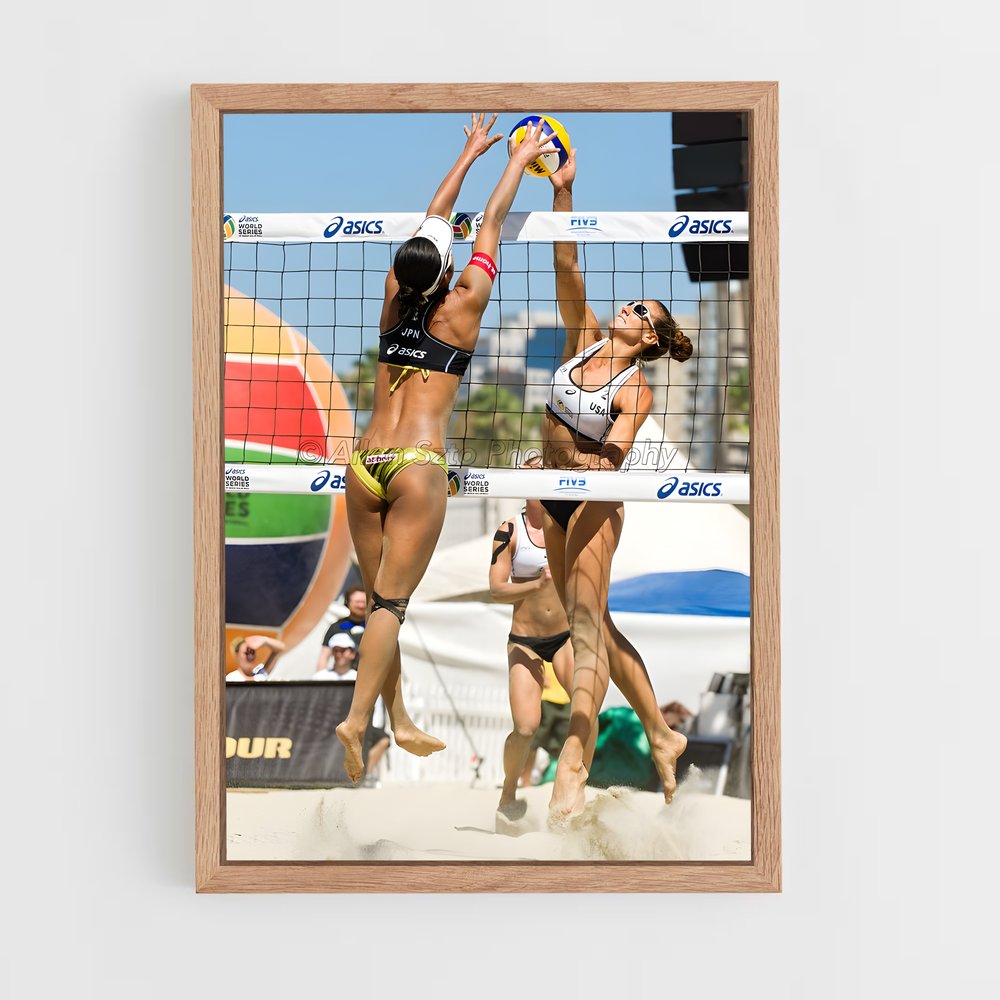 Poster Beach Volleyball Stars – affiche Beach-volley (vue 4)